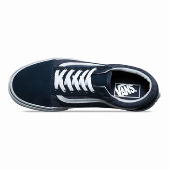 Damske Tenisky Vans Suede & Suiting Old Skool Modre VA25PKNSO